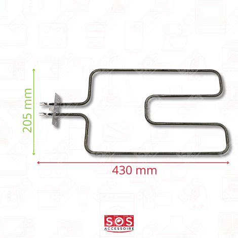 1100W BOTTOM OVEN HEATING ELEMENT GAS / ELECTRIC OVENS - 462920010