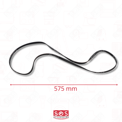 DRIVE BELT 1228 H6 WASHING MACHINES - 481202308116