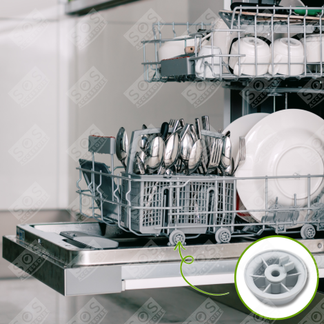 BOTTOM RACK WHEEL (X1) DISHWASHER - 1885900400