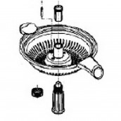 Shaft with citrus press grid