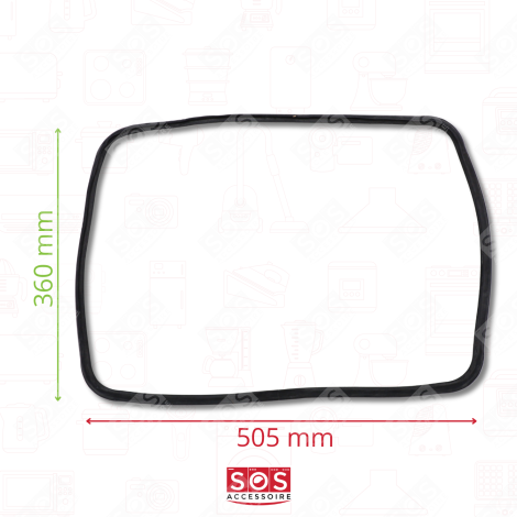 DOOR SEAL (ORIGINAL) GAS / ELECTRIC OVENS - 481010846713, 488000725238