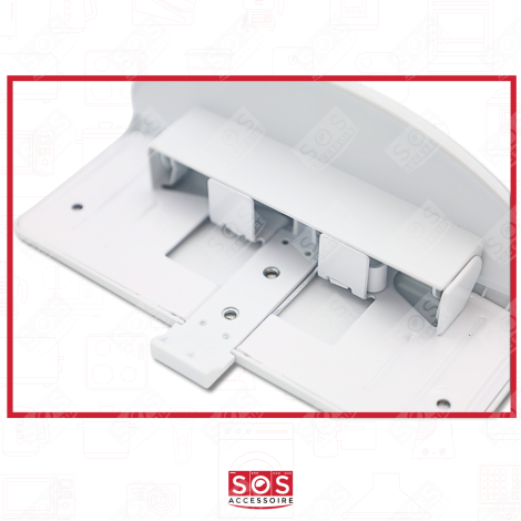 WHITE PRESS-DOWN DOOR HANDLE REFRIGERATOR, FREEZER - 7042614, 704261400