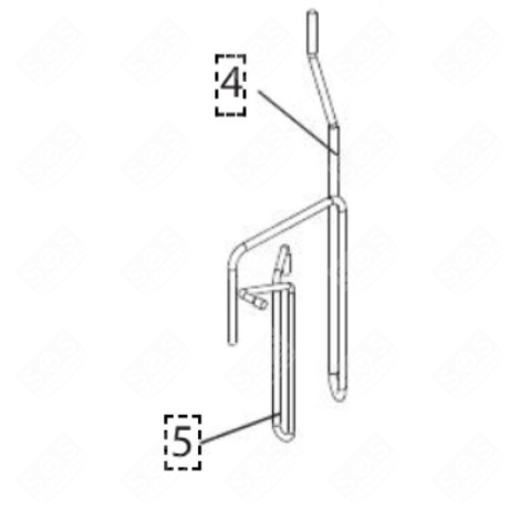 RETURN TUBE (REFERENCE 4) AIR CONDITIONER  - NE2638