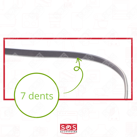 1970H7 DRIVE BELT TUMBLE DRYER - 1970H7, 6602-002024