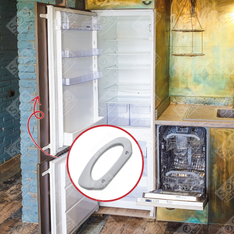 DOOR HANDLE (REFRIGERATOR SECTION) REFRIGERATOR, FREEZER - 45X4118