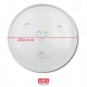 GLASS MICROWAVE TURNTABLE DIA 284 MICROWAVE OVENS - 3390W1G012B