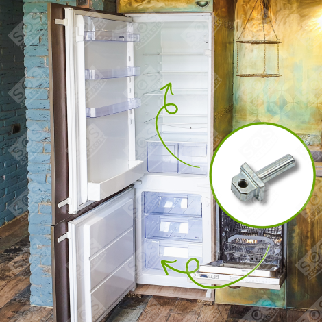 FRIDGE DOOR HINGE REFRIGERATOR, FREEZER - 7042906