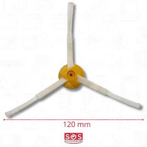 SET OF 4 SIDE BRUSHES (3-ARM) ROBOT VACUUM CLEANER - 4415863