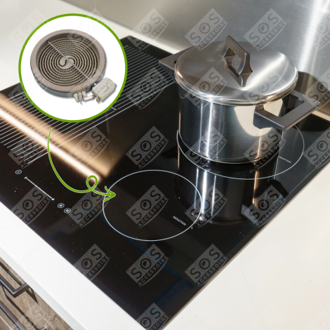 HOTPLATE HEATING ELEMENT 1200W (DIAM 145MM) ELECTRIC / GAS HOBS - 481231018887