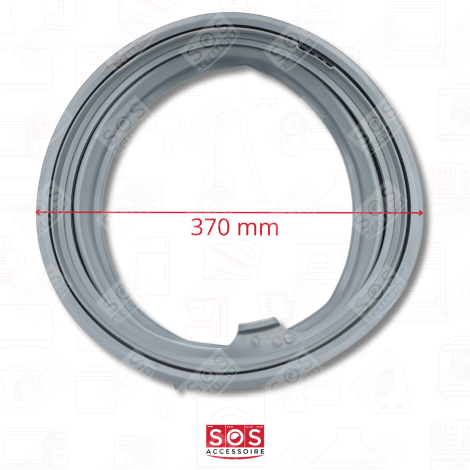 DOOR SEAL (SLEEVE) WITH RETURN FLOW MECHANISM (2 1 HOLES) WASHING MACHINES - MDS38265303