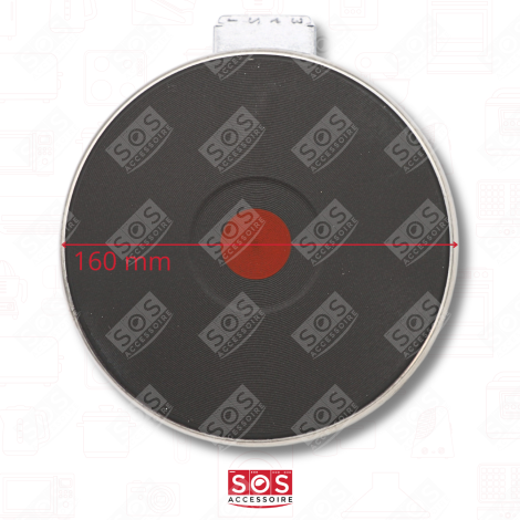 ELECTRIC HOB 4 MM D145 1500W ELECTRIC / GAS HOBS - 75X0866