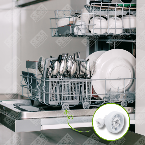TOP RACK WHEEL (SOLD INDIVIDUALLY) DISHWASHER - 00424717