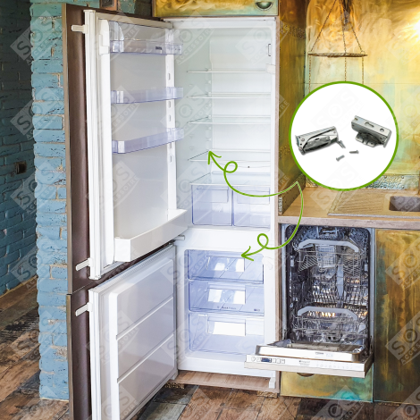 DOOR HINGES REFRIGERATOR, FREEZER - 4055504197, 9593760