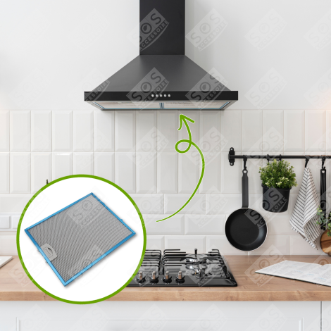 257X318MM METAL FILTER EXTRACTOR HOOD - C00268543, 49010998