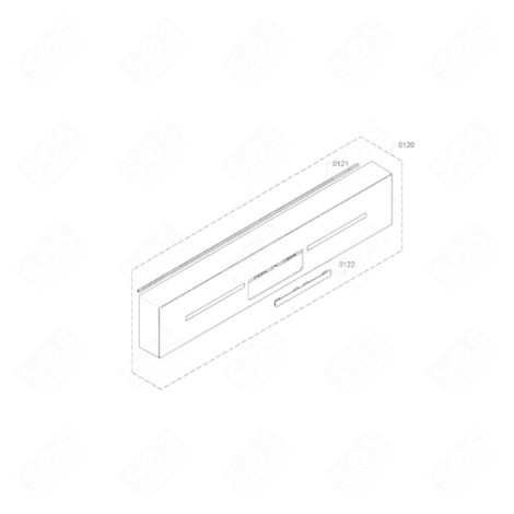 BOITIER DU BANDEAU (REPÈRE 0120) DISHWASHER - 00679432