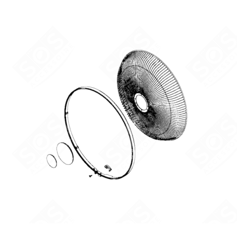 FRONT GRILL SMALL HOUSEHOLD APPLIANCE - SS-1810002217