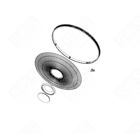 FRONT GRILL SMALL HOUSEHOLD APPLIANCE - CS-10000945