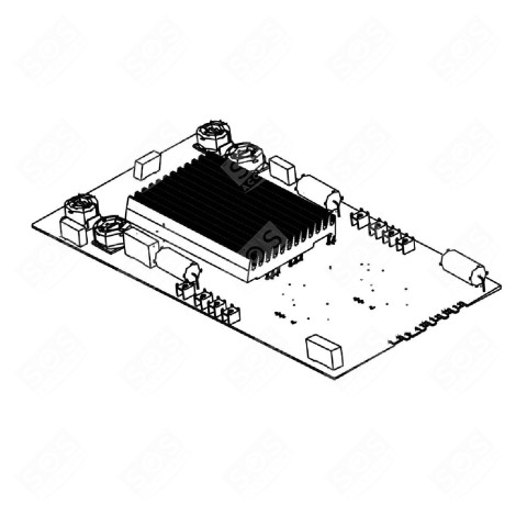 ELECTRONIC CARD, POWER MODULE ELECTRIC / GAS HOBS - AS0084373