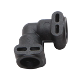 Fluid connection 90° elbow