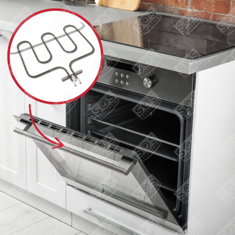R96/3N 2,000W GRILL HEATING ELEMENT GAS / ELECTRIC OVENS - 92749688