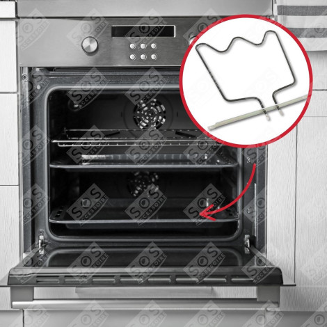 GROUND (LOWER) HEATING ELEMENT 1,150W GAS / ELECTRIC OVENS - 481925928948