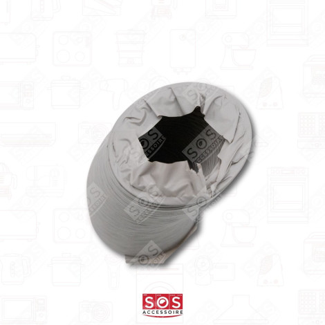 PVC VENT CLADDING, LENGTH 2M DIAM. 102MM TUMBLE DRYER - 484000008556, AV13101