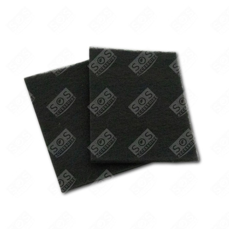 SET OF 2 CARBON FILTERS (WITH MOUNTING STRUTS) EXTRACTOR HOOD - 74X4121