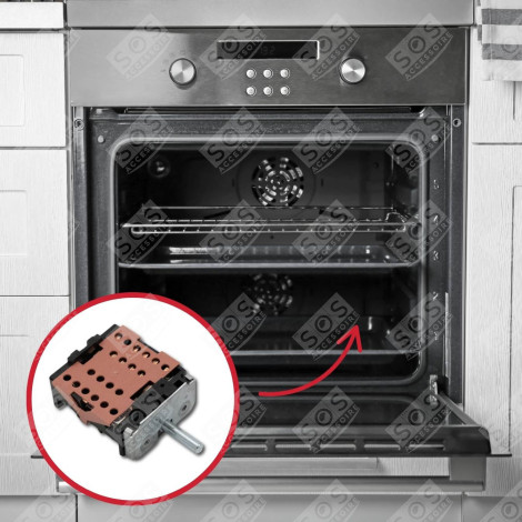 ELECTRIC SWITCH GAS / ELECTRIC OVENS - 42814656, 46.25866.521