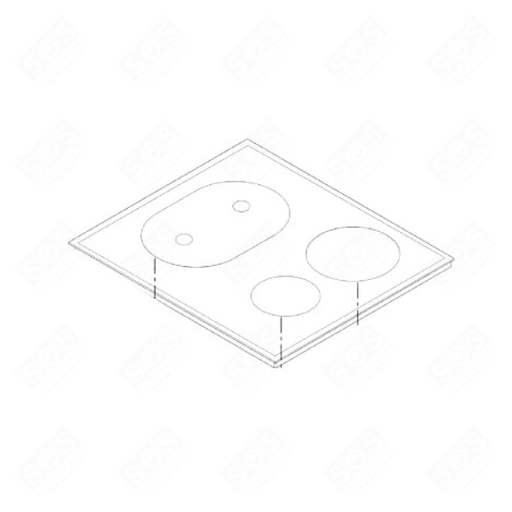CERAMIC GLASS COOKTOP ELECTRIC / GAS HOBS - AS0021951