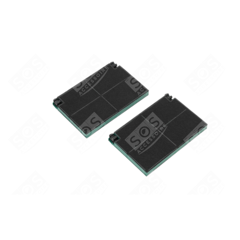 SET OF 2 CARBON FILTERS EFF49, MCFE26 210X150X21MM EXTRACTOR HOOD - 9029801256, 50287496009