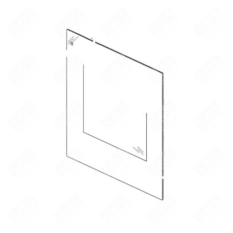 EXTERIOR DOOR GLASS GAS / ELECTRIC OVENS - 692533078