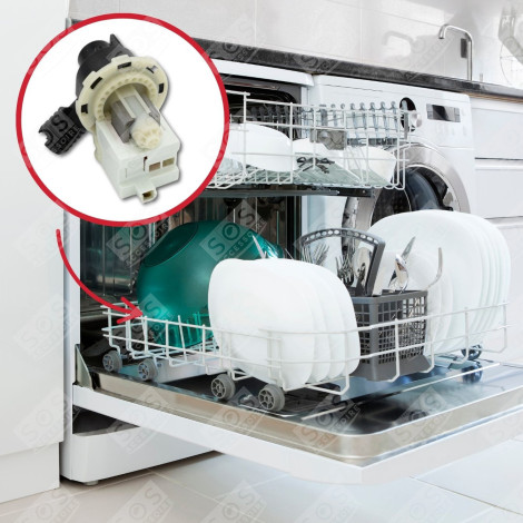 DRAIN PUMP DISHWASHER - 481290508156