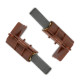 MOTOR CARBON BRUSHES (X2) WASHING MACHINES - C00196544
