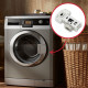 ELECTRIC DOOR LOCK MECHANISM WASHING MACHINES - 00603514