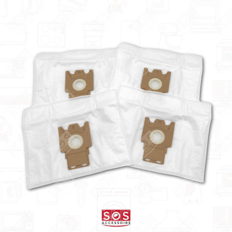 BOX OF 5 COMPATIBLE H60 ANTI-ODOUR BAGS VACUUM CLEANER  - 35600392