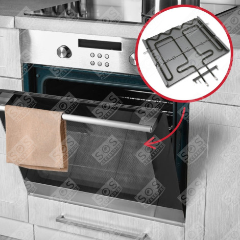 TOP GRILL HEATING ELEMENT 2,450W GAS / ELECTRIC OVENS - 484000000514, C00313436