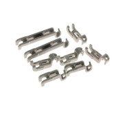 Original lower basket folding rod fixation clips x8