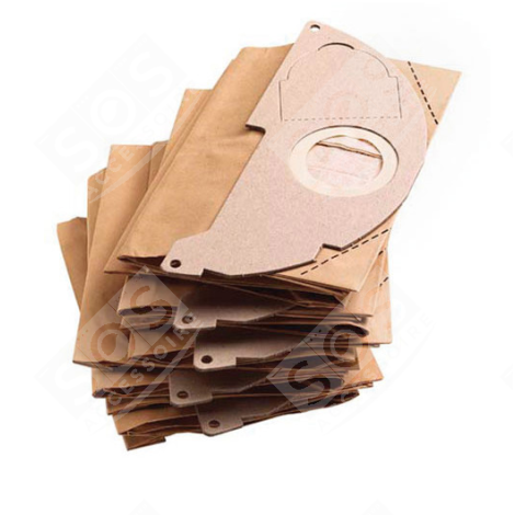 BOX OF 5 ORIGINAL PAPER BAGS VACUUM CLEANER  - 69043220, 6.904-322.0