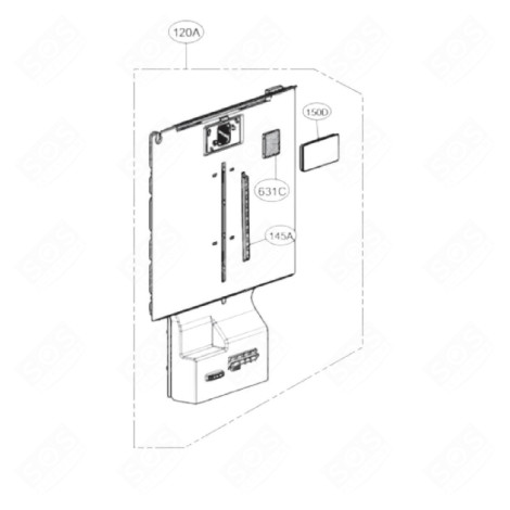 ENSEMBLE DE CONDUITS, MULTIPLE REFRIGERATOR, FREEZER - ADJ74812523