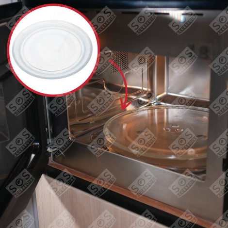 PLATEAU EN VERRE  280 MM MICROWAVE OVENS - A01B01, MS-5922820