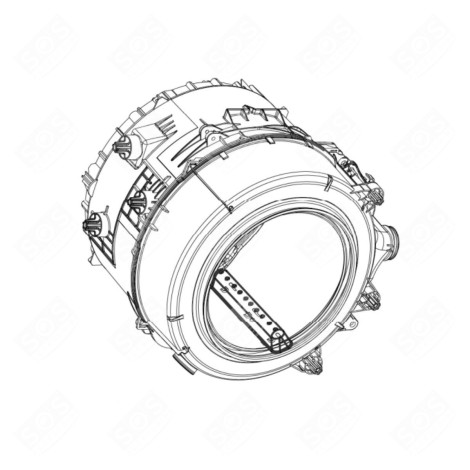 BLOC LAVEUR COMPLET WASHING MACHINES - 2402106700