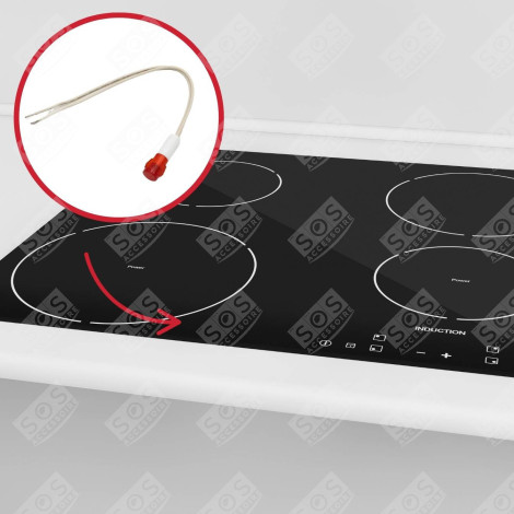 LIGHT DIAMETER 9MM ELECTRIC / GAS HOBS - 064.00.0090