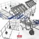COMPLETE BASKET DISHWASHER - 1036280, AS0038254 
