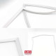 DOOR SEAL (FRIDGE SECTION) REFRIGERATOR, FREEZER - 00242330, 00238423