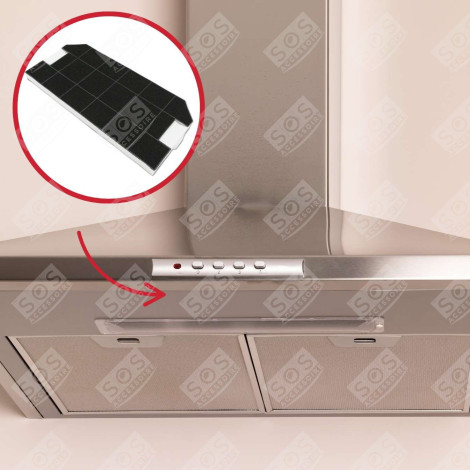 CARBON FILTER EXTRACTOR HOOD - 00460367 DHZ3300