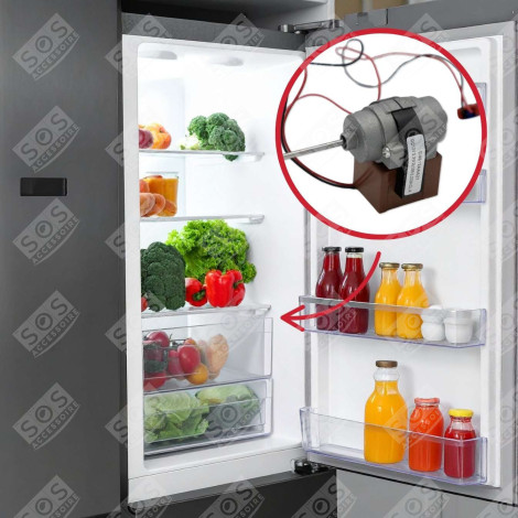 FAN MOTOR REFRIGERATOR, FREEZER - D4612AAA21, 00601067