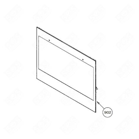 VITRE EXTÉRIEURE GAS / ELECTRIC OVENS - Z501P54