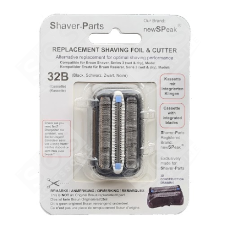 CASSETTE DE RASAGE 32B ELECTRIC SHAVER - 81296663