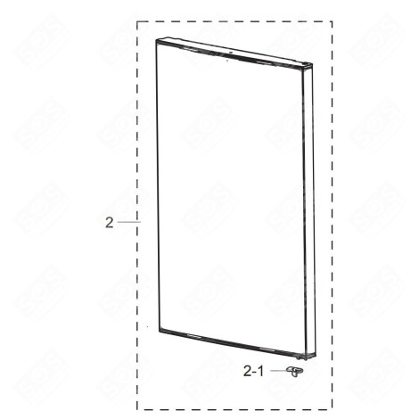 PORTE REFRIGERATOR, FREEZER - DA91-04543K