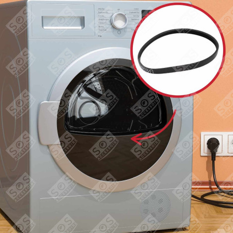 TURBINE DRIVE BELT TUMBLE DRYER - 4400EL1001D, 2.609.100.410